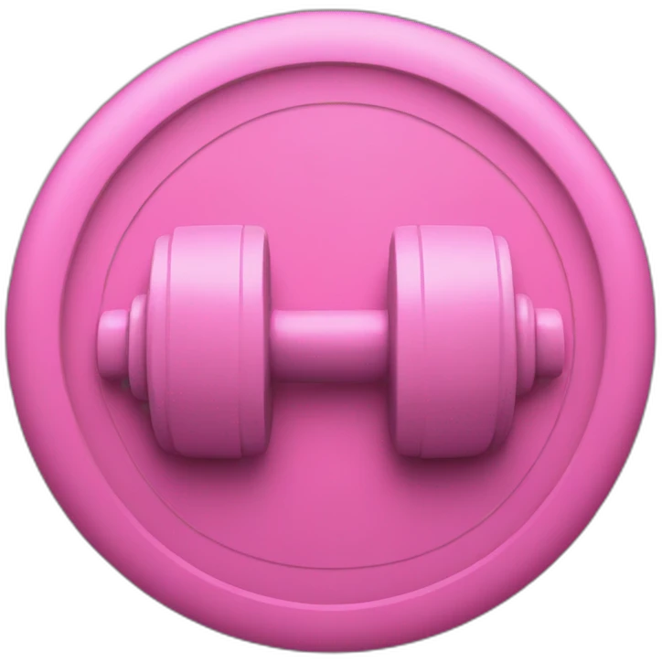 pink-weights emoji