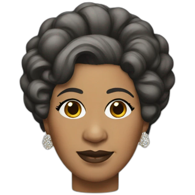 white aretha franklin emoji