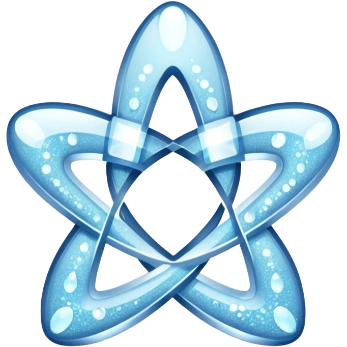 glitter white symbol of health emoji