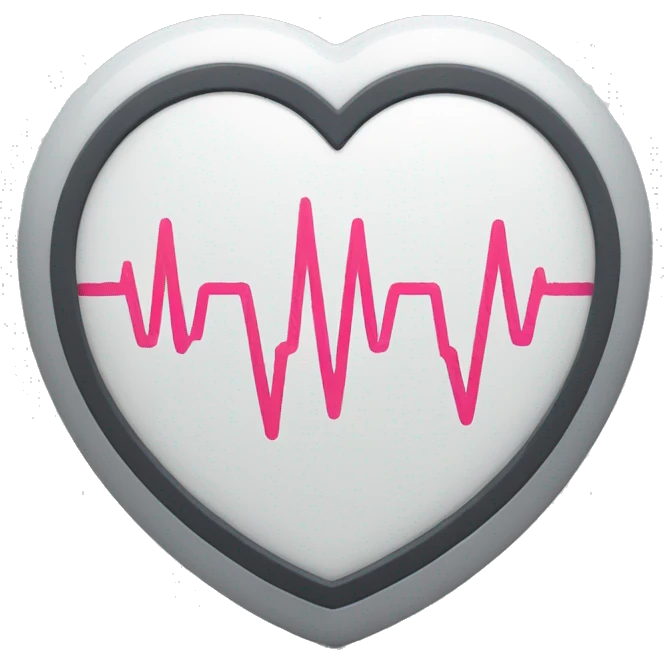 heart rate monitor emoji