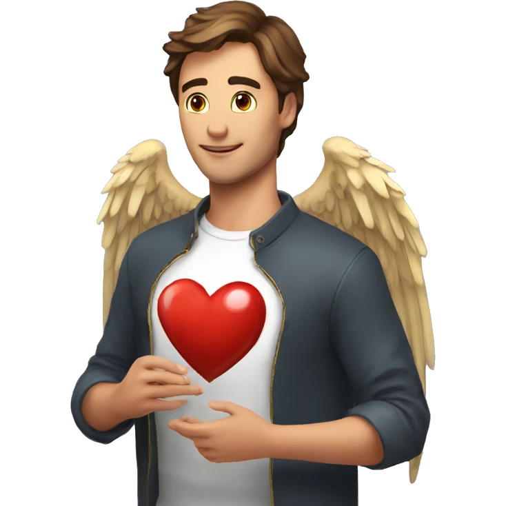Corazon con alas emoji