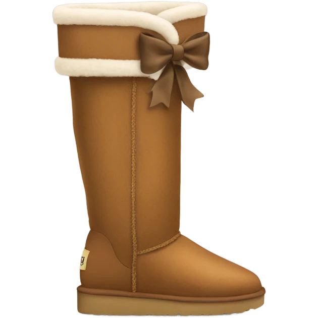 Tall Ugg boots with bows  emoji