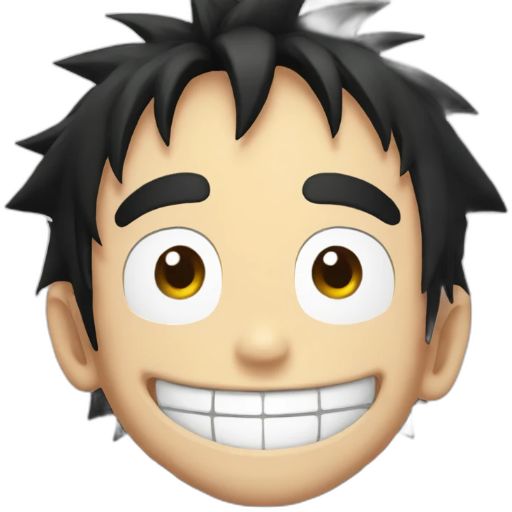luffy happy emoji