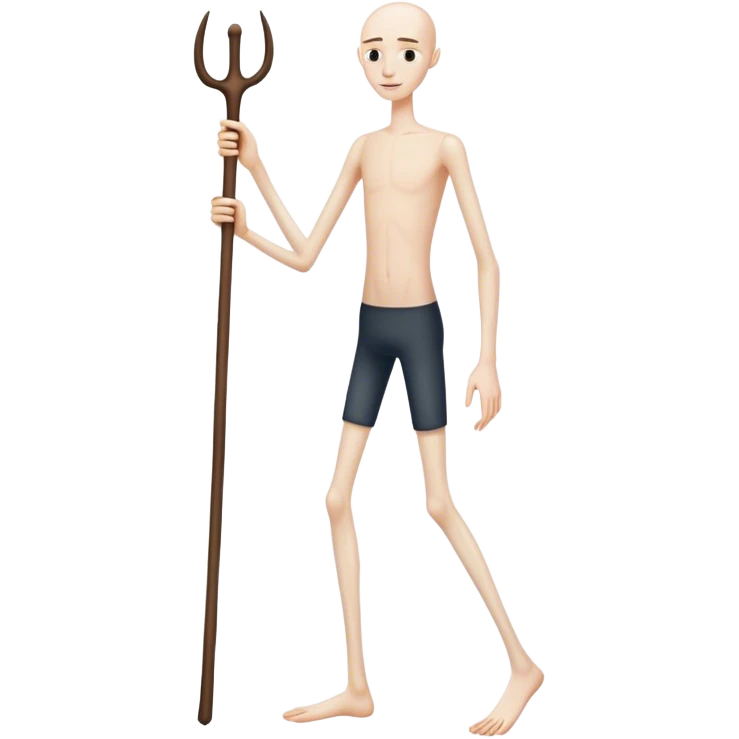 man that looks like a stick emoji