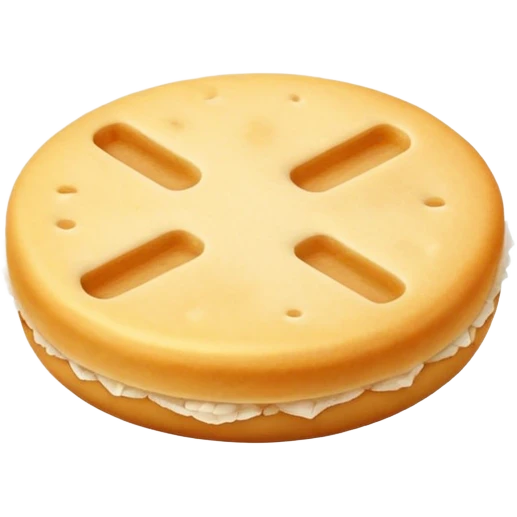 Japanese rice cracker with soy sauce flavor emoji