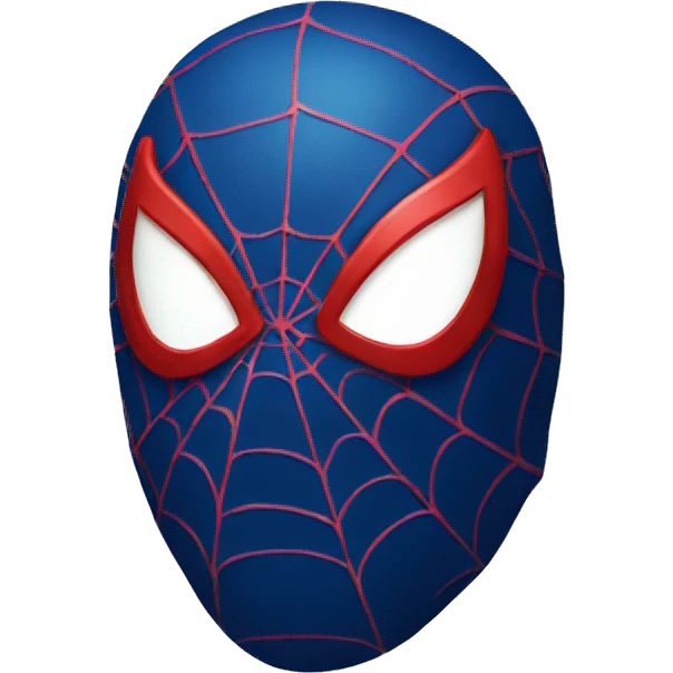 Spiderman mask emoji