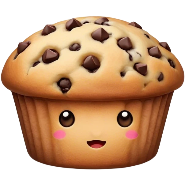 Two muffins hugging emoji