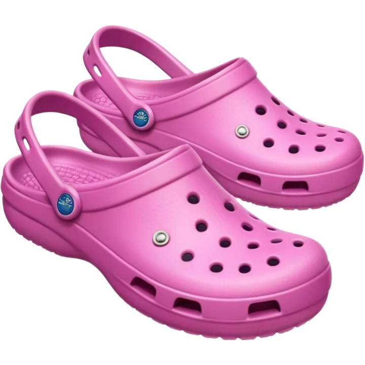 Pink crocs emoji