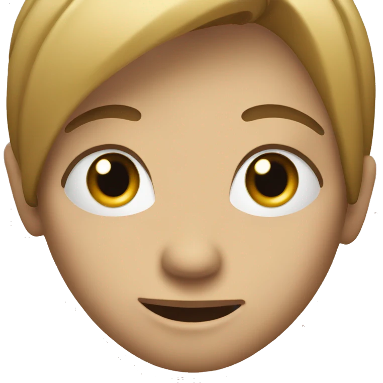 face tilted left a bit emoji