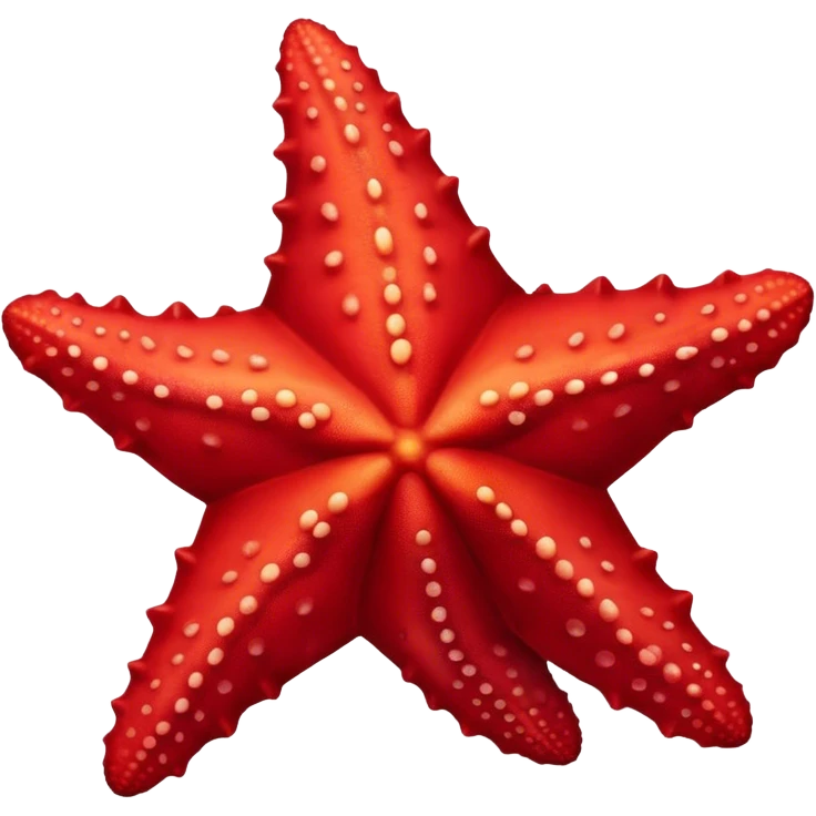 Red sea star emoji