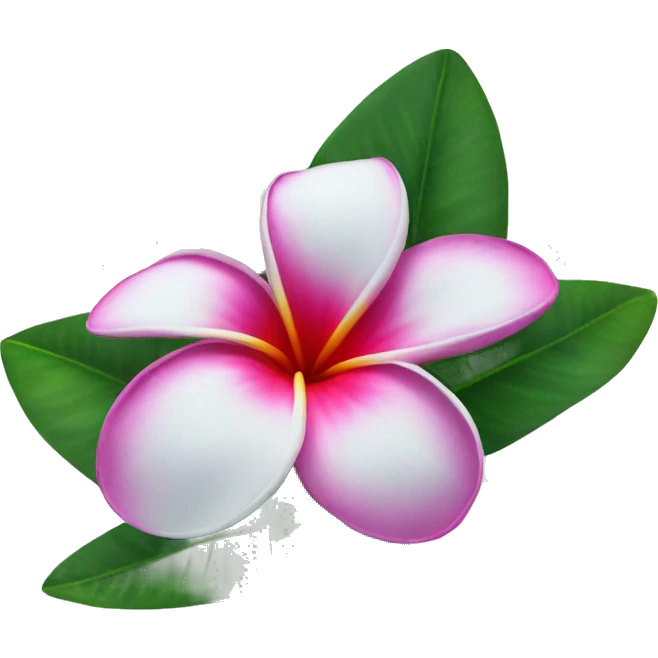 plumeria flower emoji