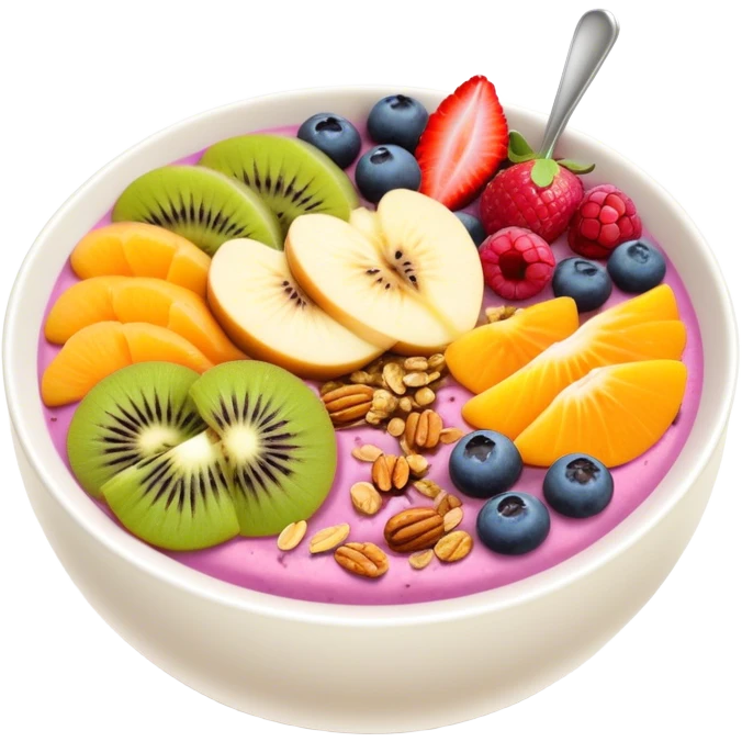 pretty smoothie bowl emoji