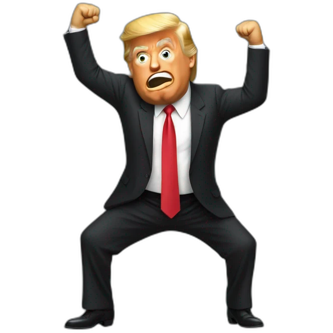 Trump qui twerk emoji