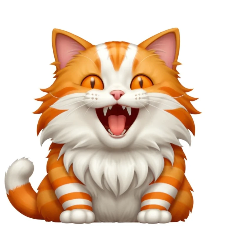 gatto che sbadiglia  emoji