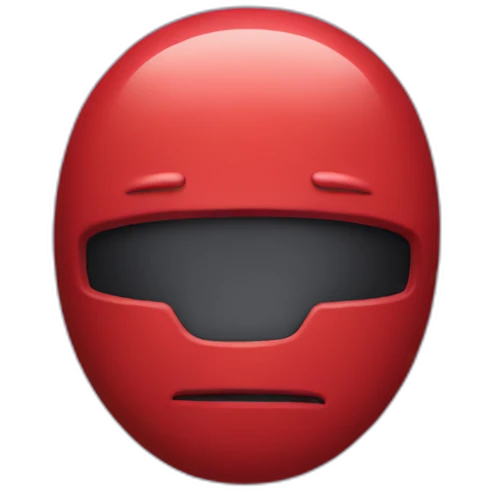 among us red character emoji
