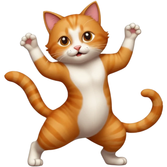 Dancing cat emoji