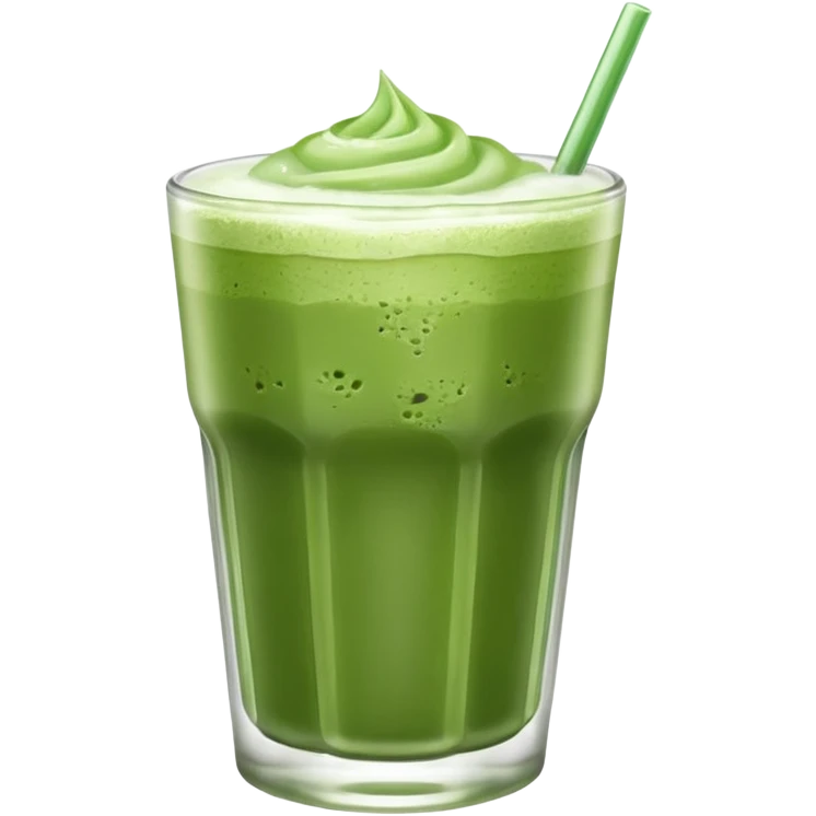 Iced matcha  emoji