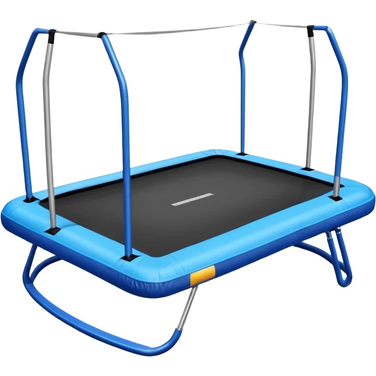 trampoline rectangulaire sans filet  emoji