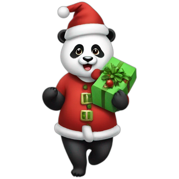 PANDA SANTA emoji