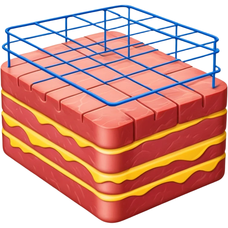 spam meat mondrian style landscape  emoji