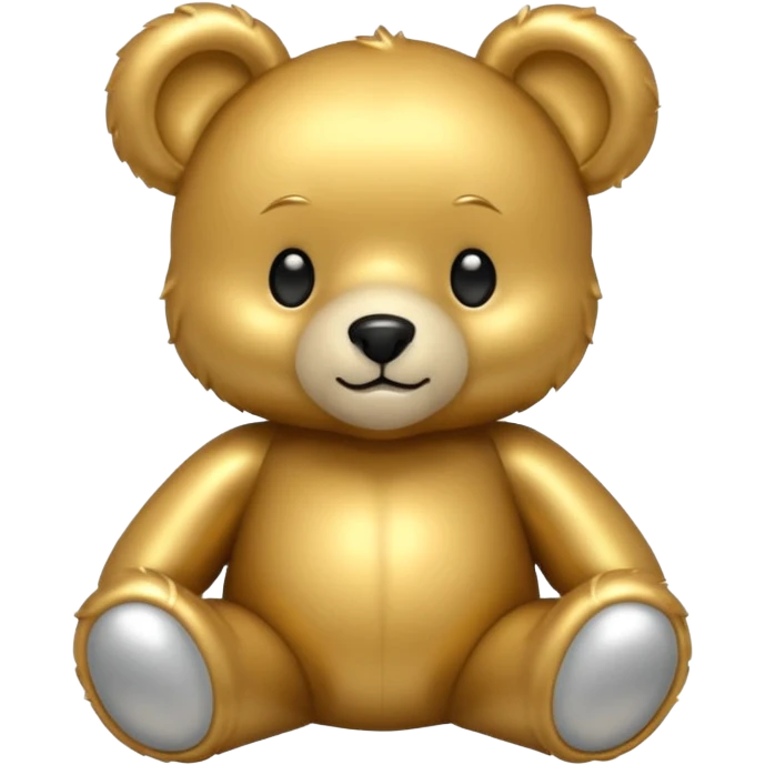 gold tedy bear emoji