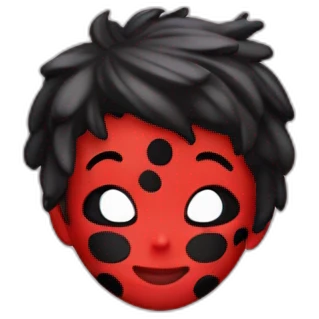 Miraculous Ladybug Coque Corage emoji