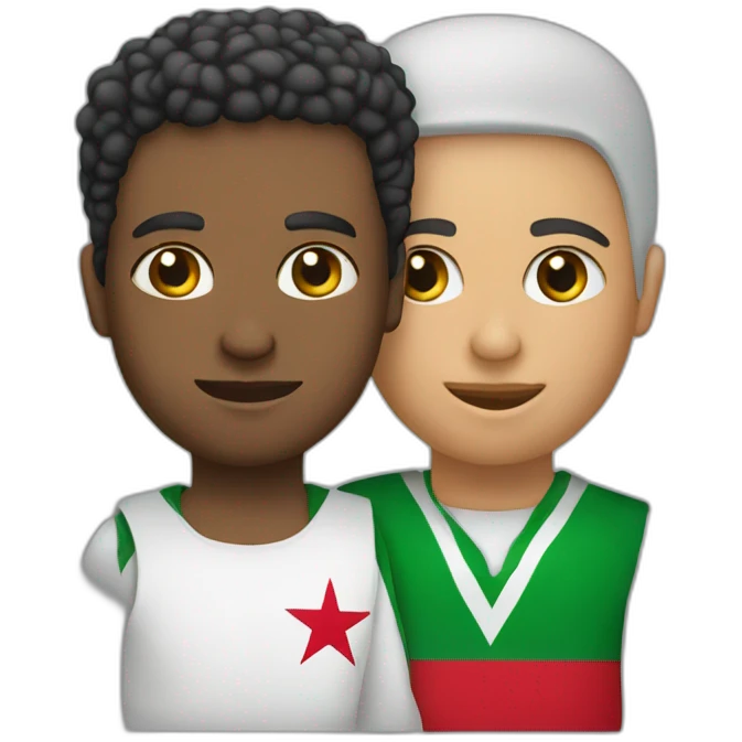Algeria&Palestine  emoji