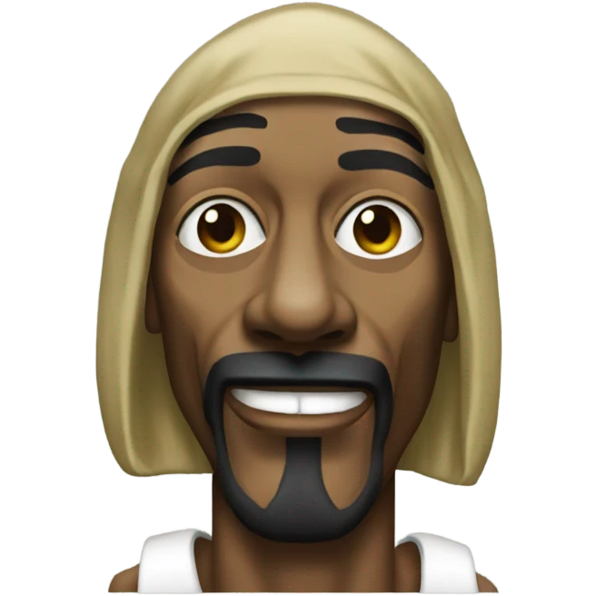 Snoop Dogg with a blunt emoji