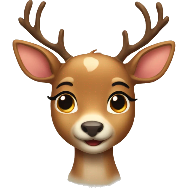 Cute deer emoji