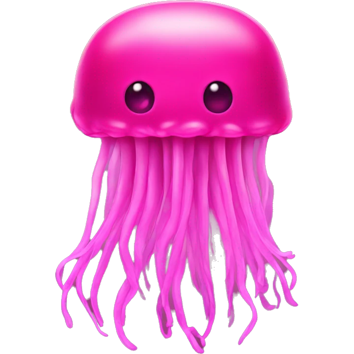 hot pink jellyfish emoji
