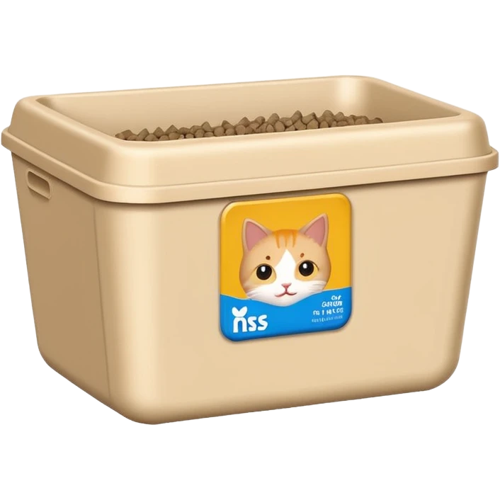 cat litter box emoji