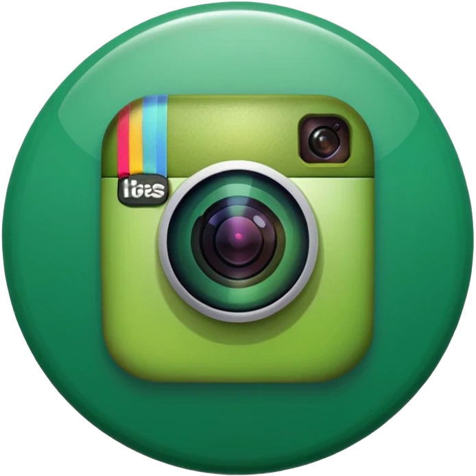 Instagram green verified logo emoji