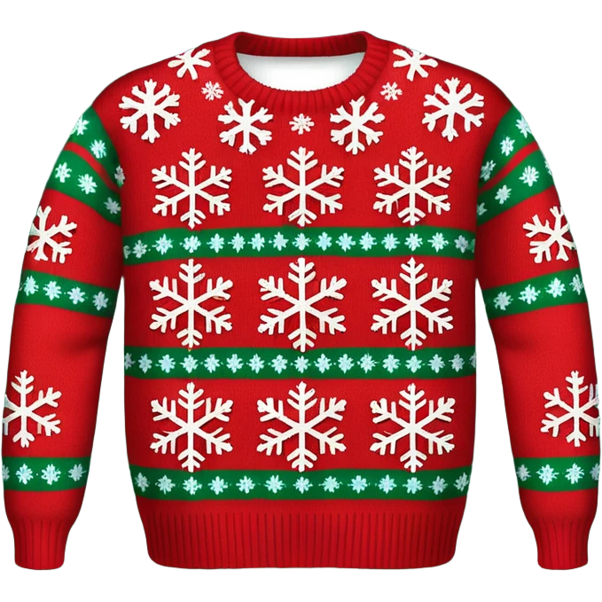 Christmas jumper emoji