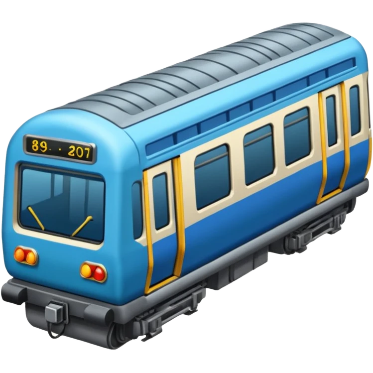 Metro image. View right Side. emoji