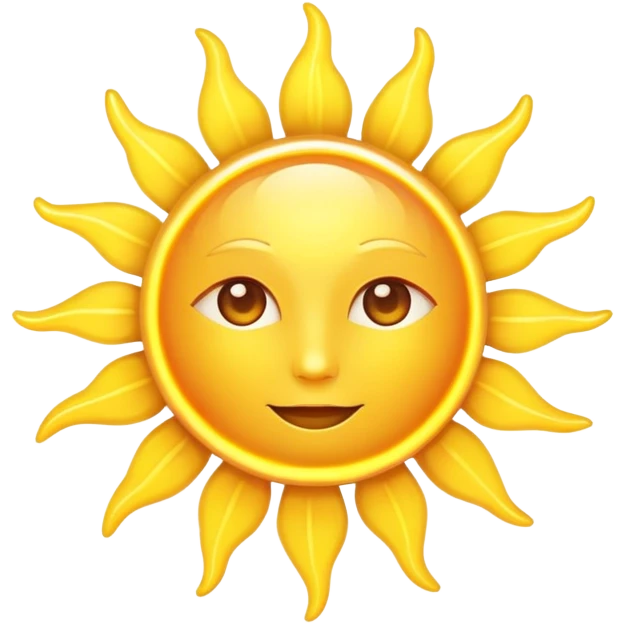 the sun emoji