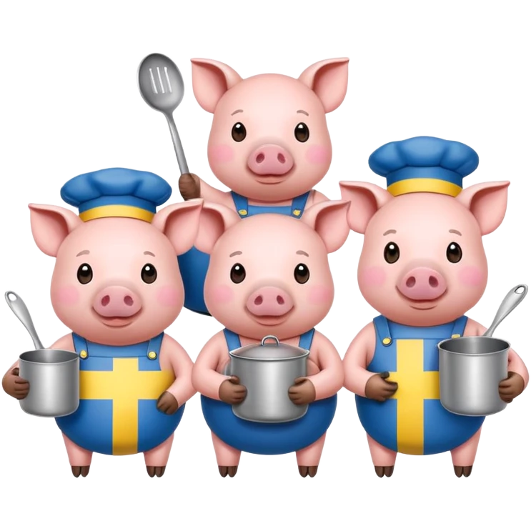 свиньи, майдан, кастрюли emoji