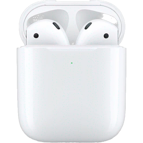 AirPods in  white case emoji