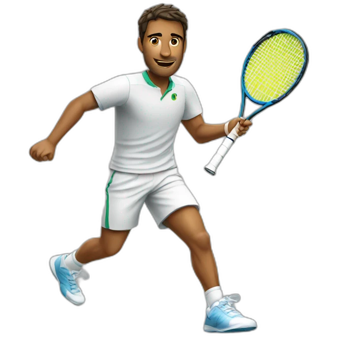 tennis player man Brazilian emoji