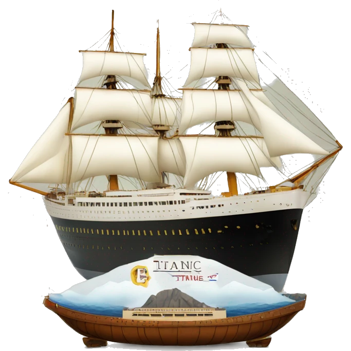 RMS Titanic White Star Line emoji