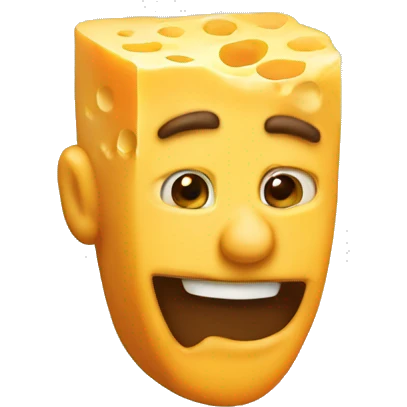 Cheesy knob emoji