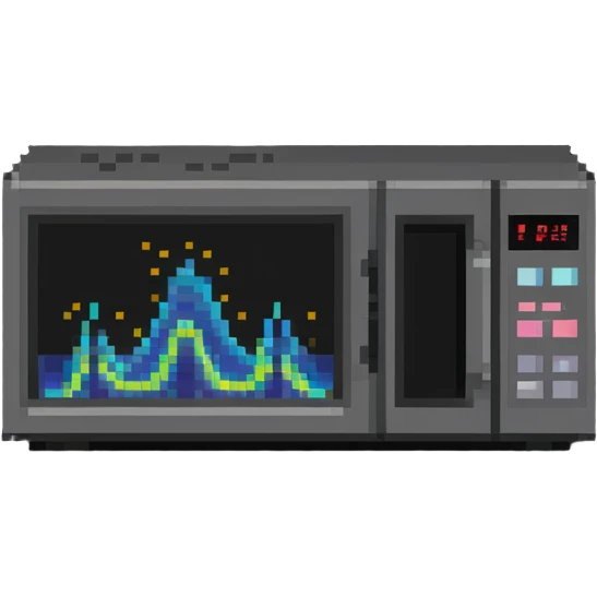 Microwave waveguide with electromagnetic field patterns emoji