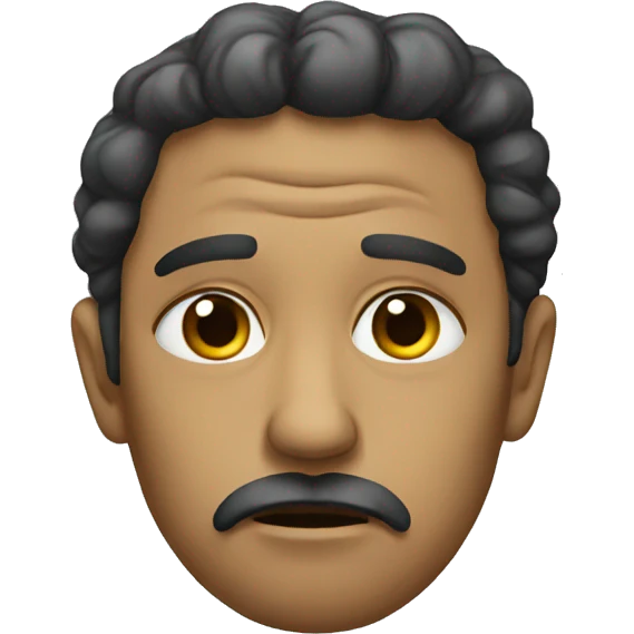 Sad artist emoji