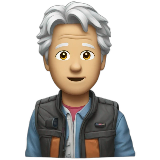 Back to the future emoji