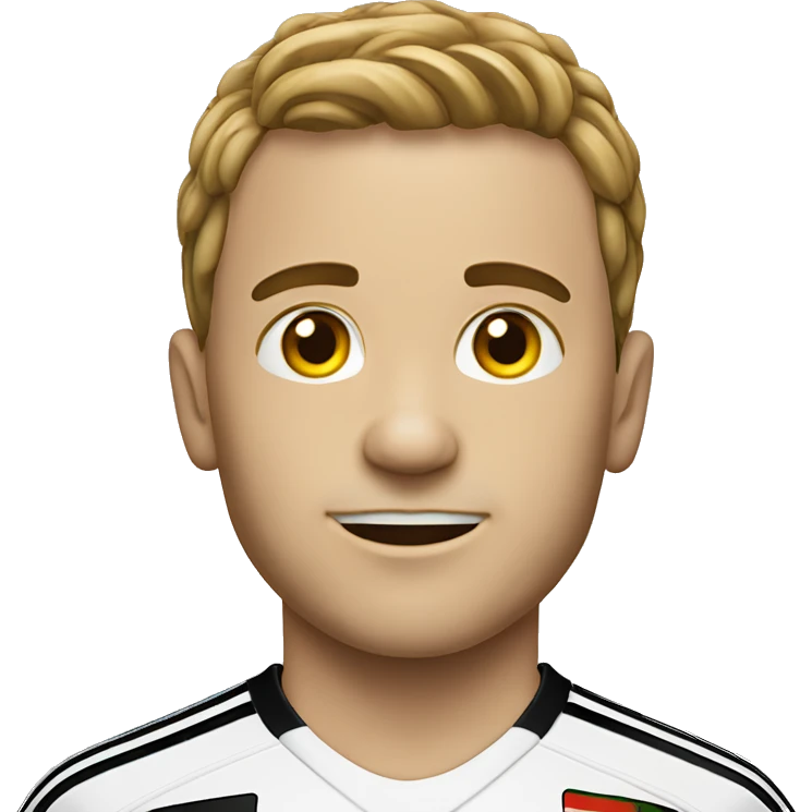 Person with „check 24“ Trikot for Soccer germany  emoji