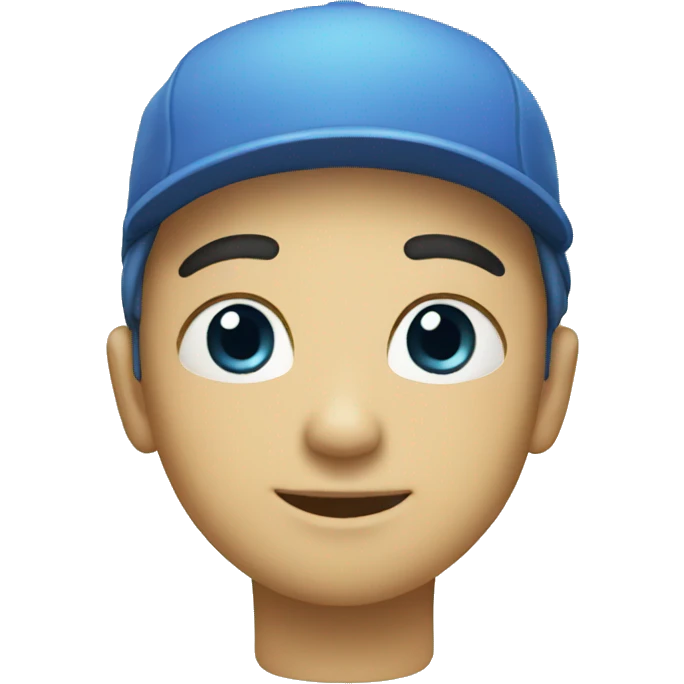 Summer blue emoji