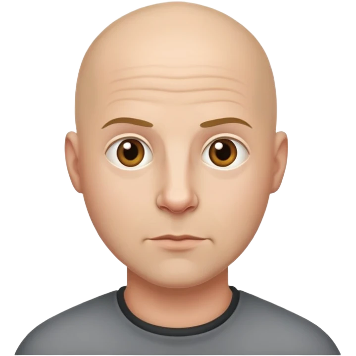 Bald man animal rights activist  emoji