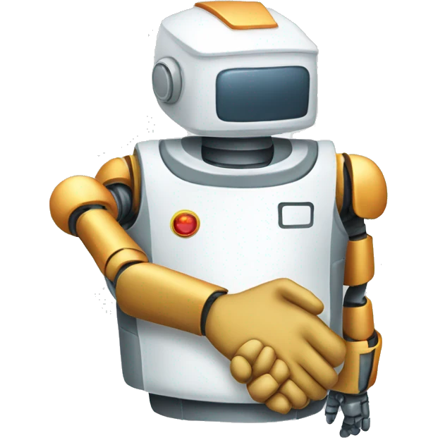 handshake-robot-doctor emoji
