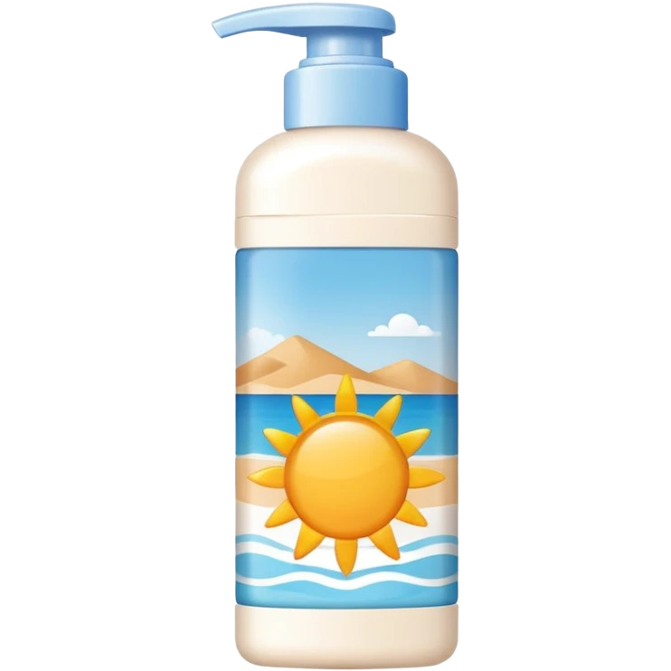 Suncream emoji