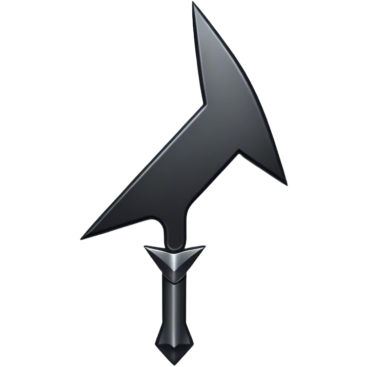 black arrow emoji emoji