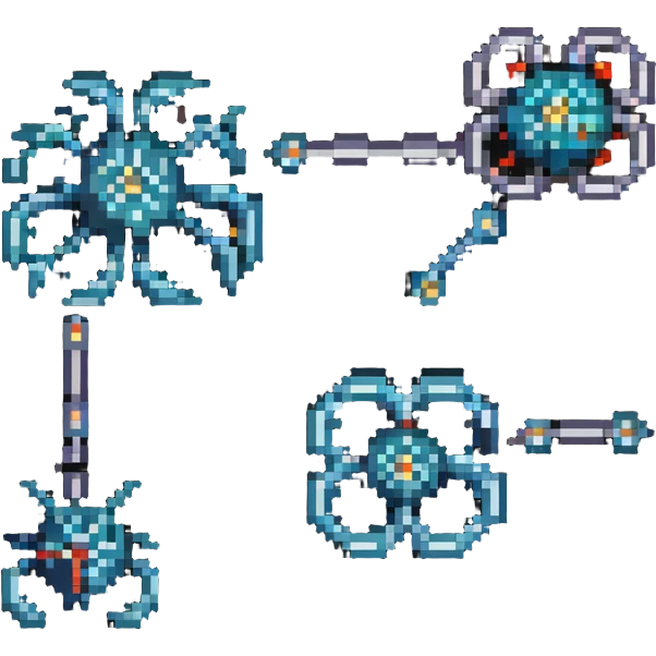 miniature technology, nanobots working at molecular level emoji